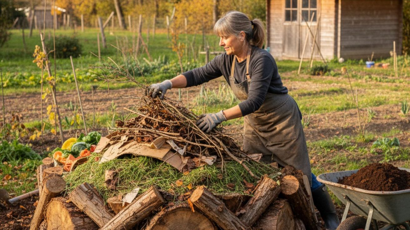 Potager : enterrer du bois mort cet automne multipliera vos récoltes au printemps