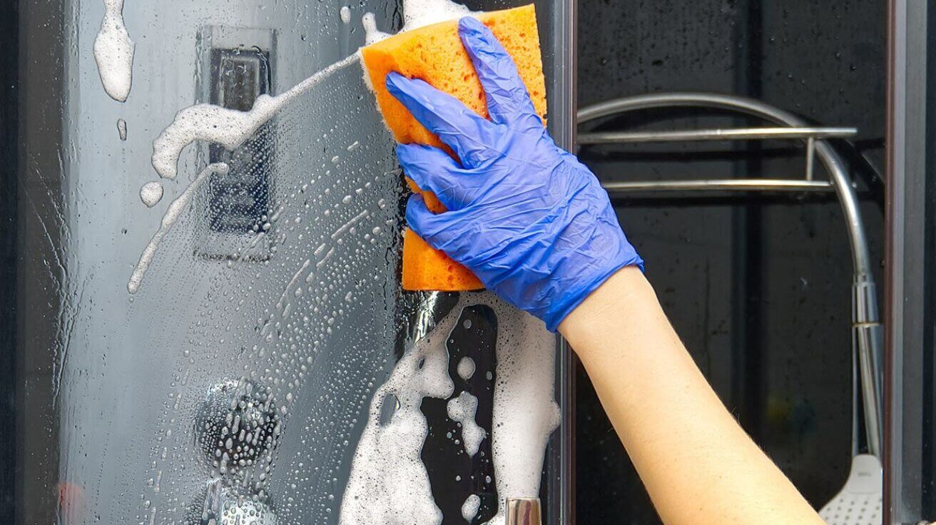 Comment les hôtels de luxe éliminent le calcaire incrusté sur les parois de douche et retrouvent une transparence parfaite en 2 minutes chrono