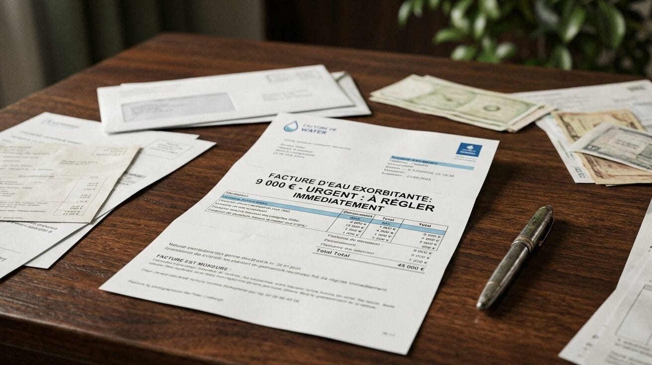 « Un mois d’inaction coûte cher » : comment une simple négligence peut vous valoir une facture d’eau exorbitante de 9 000 € sans possibilité de recours