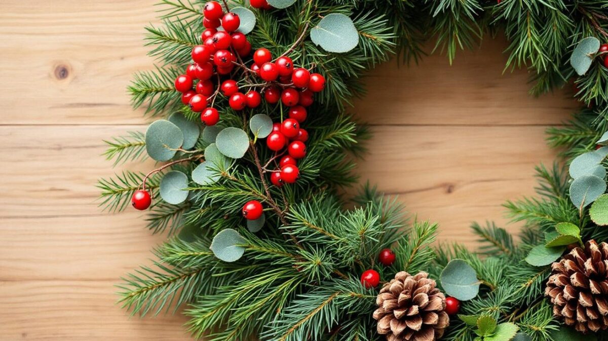 découvrez comment créer une couronne de noël diy à zéro euro, plus belle que celles vendues 80 euros, et transformez l'ambiance de votre salon en seulement trente minutes.